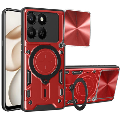 Case for Honor 400 Smart 4G / X7d 4G / 400 Smart 5G, Techsuit, CamGuard Pro, Red