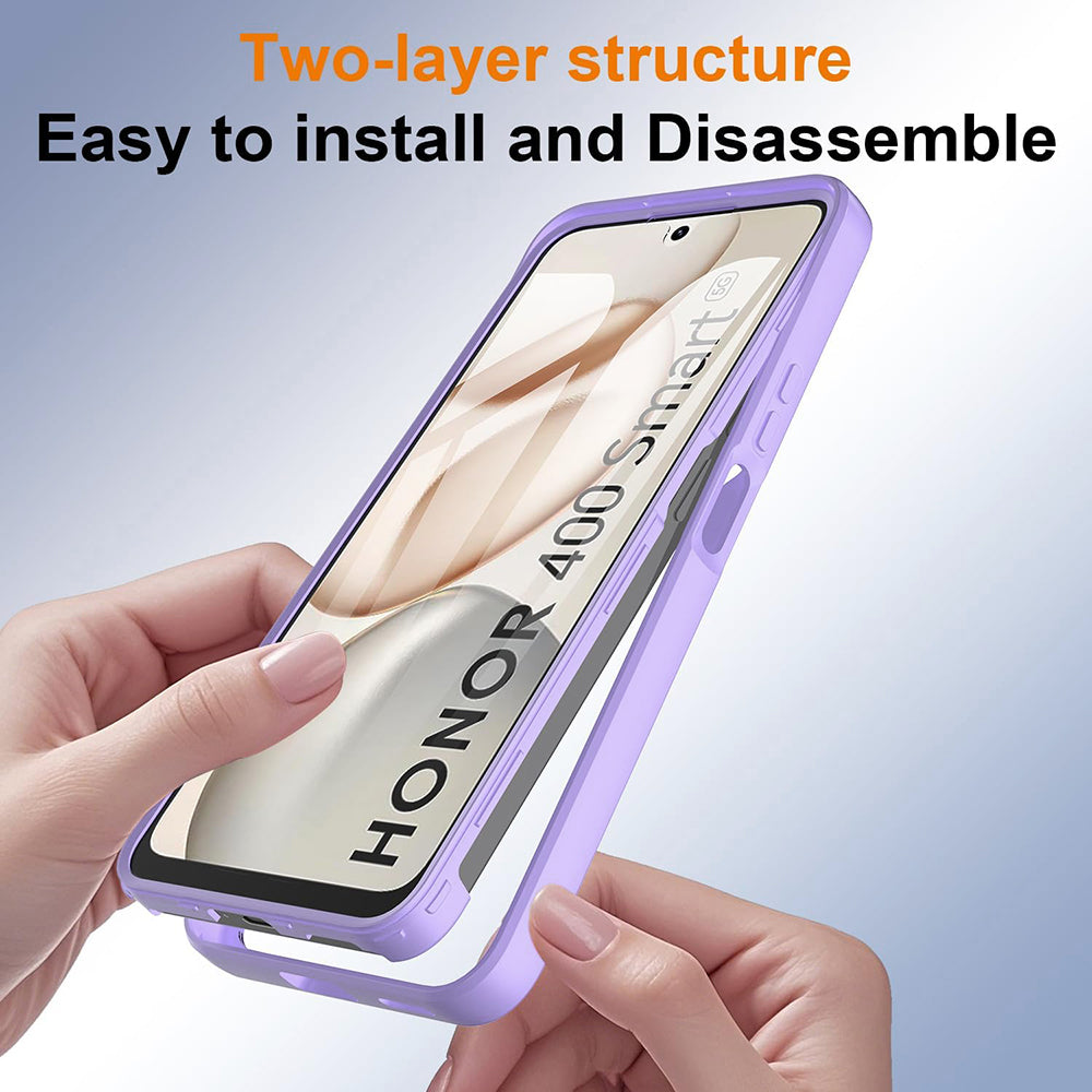Case for Honor 400 Smart 4G / X7d 4G / 400 Smart 5G, Techsuit, ColorVerse 360, Purple