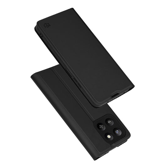 Case for Honor 400 Smart 4G / X7d 4G / 400 Smart 5G, Techsuit, Magskin Book, Black