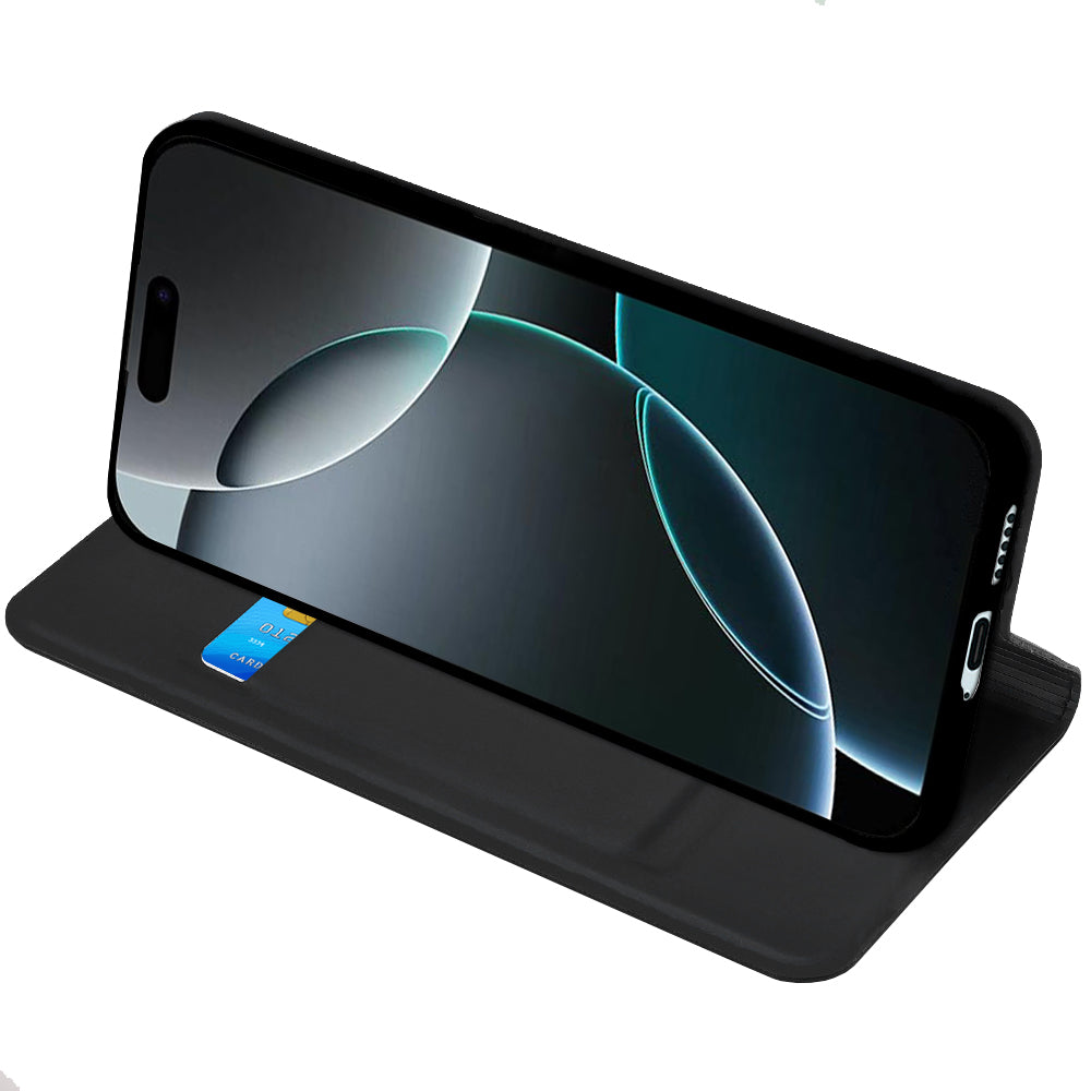 Case for Honor 400, Techsuit, Magskin Book, Black