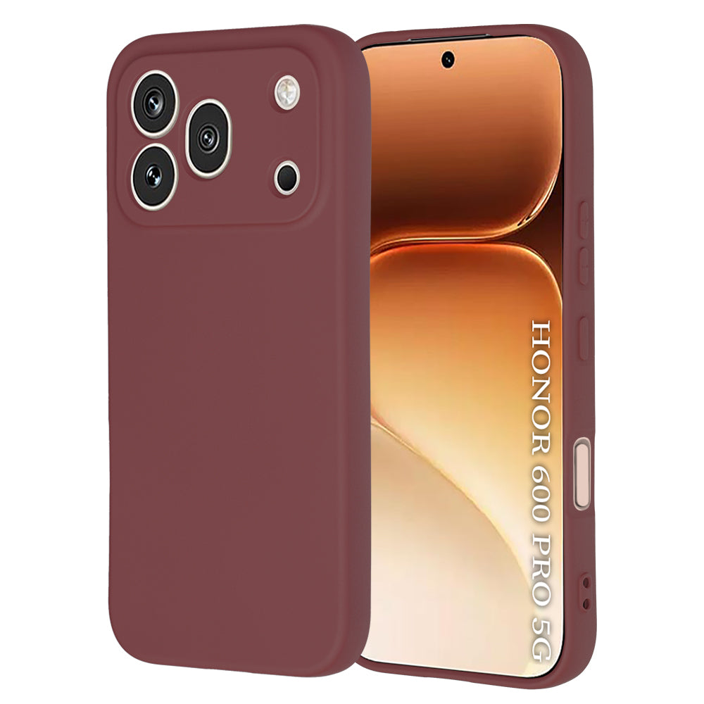 Case for Honor 600 Pro, Techsuit, SoftFlex, Burgundy