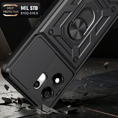 Case for Honor 600 Smart, Techsuit, CamShield, Rose Gold