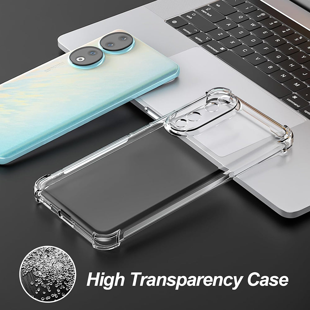 Case for Honor 90 Pro, Techsuit, Shockproof Clear, Transparent