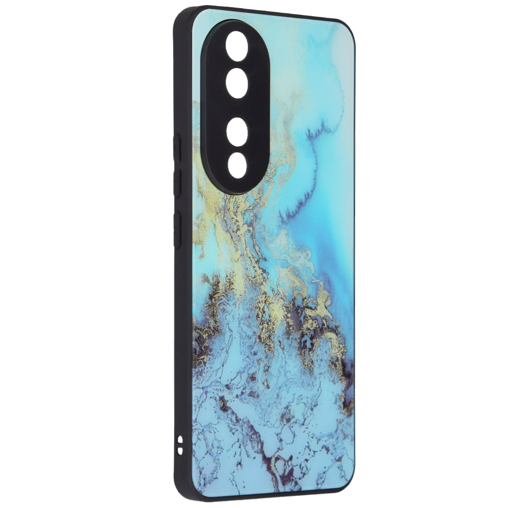 Case for Honor 90, Techsuit, Glaze, Blue