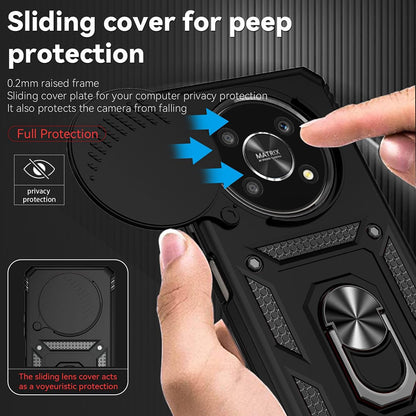 Case for Honor Magic6 Lite, Techsuit, CamShield, Black