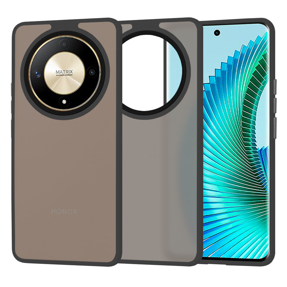 Case for Honor Magic6 Lite, Techsuit, HaloFrost, Black