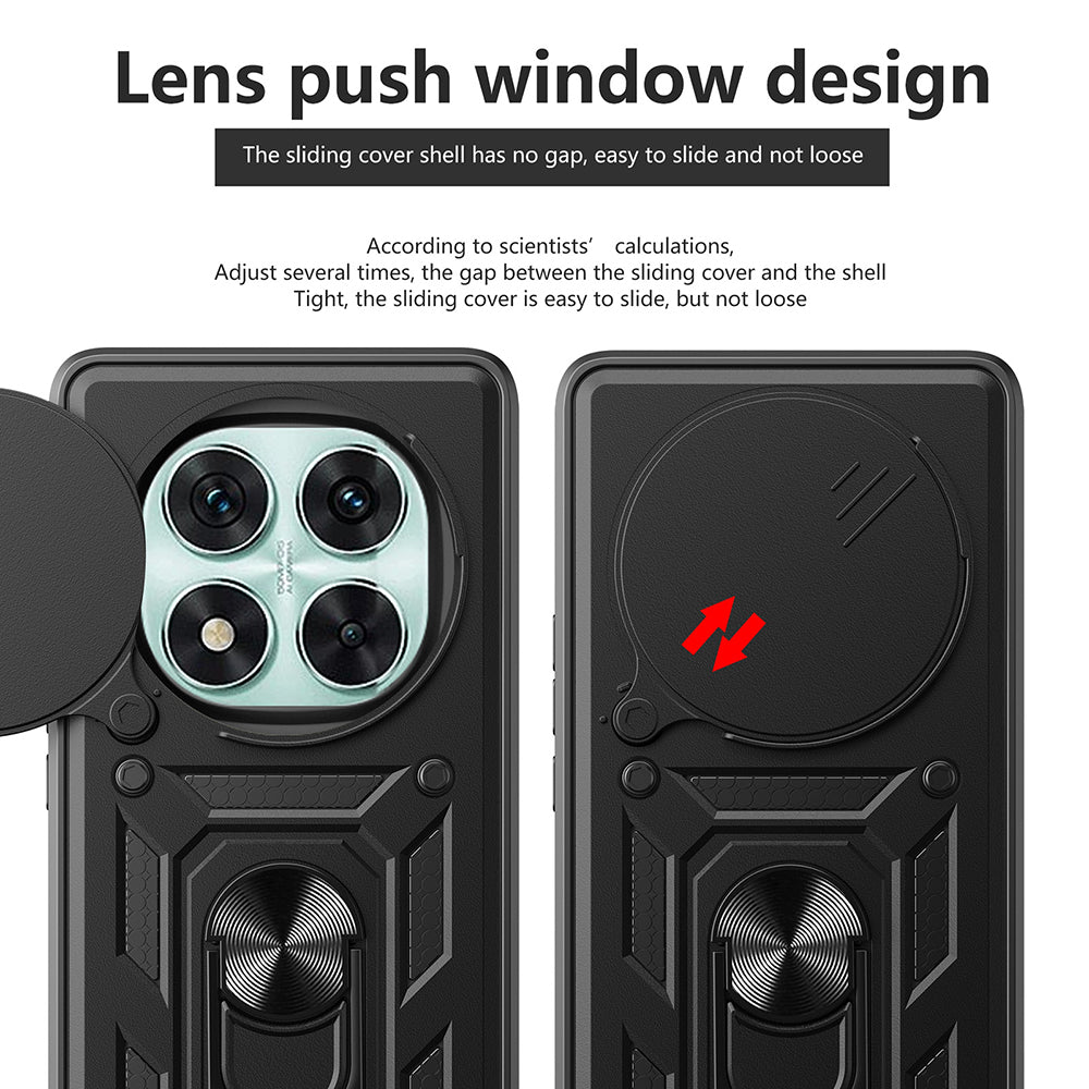 Case for Honor Magic7 Pro, Techsuit, CamShield, Black