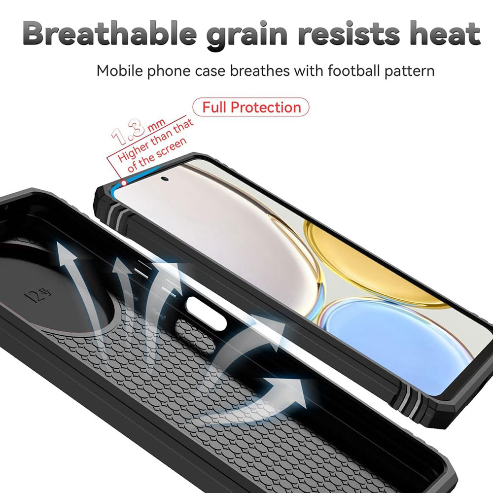 Case for Honor Magic8 Lite, Techsuit, CamShield, Rose Gold