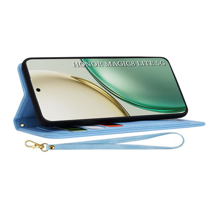 Case for Honor Magic8 Lite, Techsuit, FlipCraft, Blue