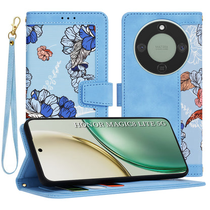 Case for Honor Magic8 Lite, Techsuit, FlipCraft, Blue