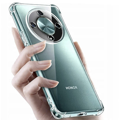 Case for Honor Magic8 Lite, Techsuit, Shockproof Clear, Transparent