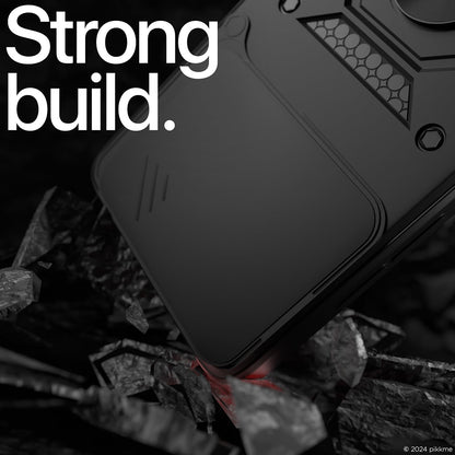 Case for Honor X6c, Techsuit, CamShield, Black