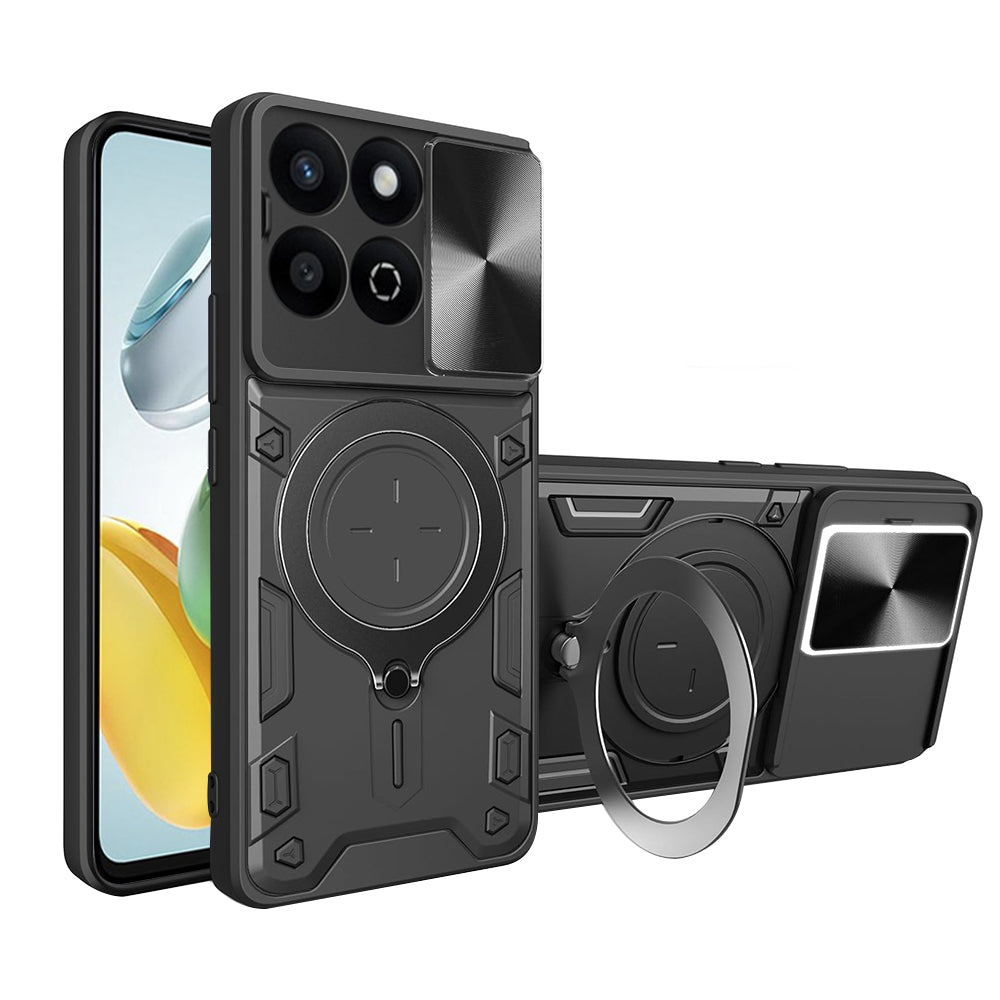 Case for Honor X7c / 200 Smart, Techsuit, CamGuard Pro, Black