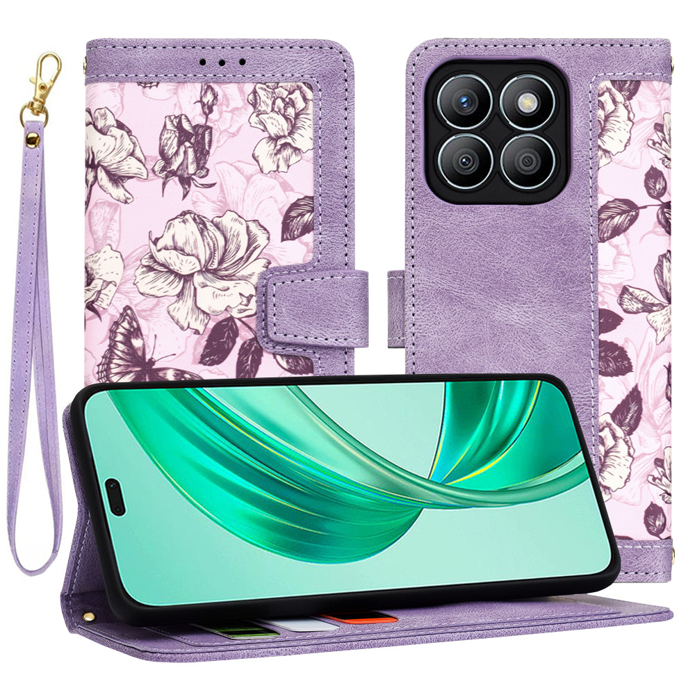 Case for Honor X8b, Techsuit, FlipCraft, Purple