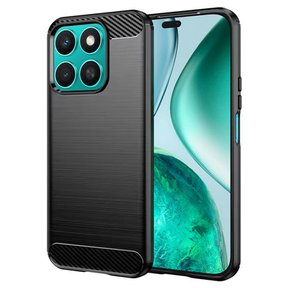 Case for Honor X8c, Techsuit, Carbon, Black
