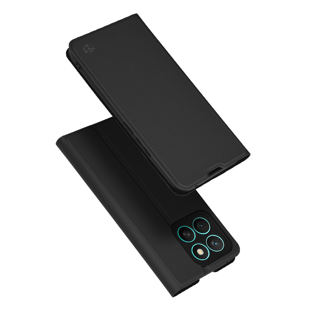 Case for Honor X8c, Techsuit, Magskin Book, Black