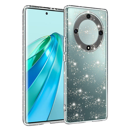 Case for Honor X9a, Techsuit, SparkleSkin, Transparent