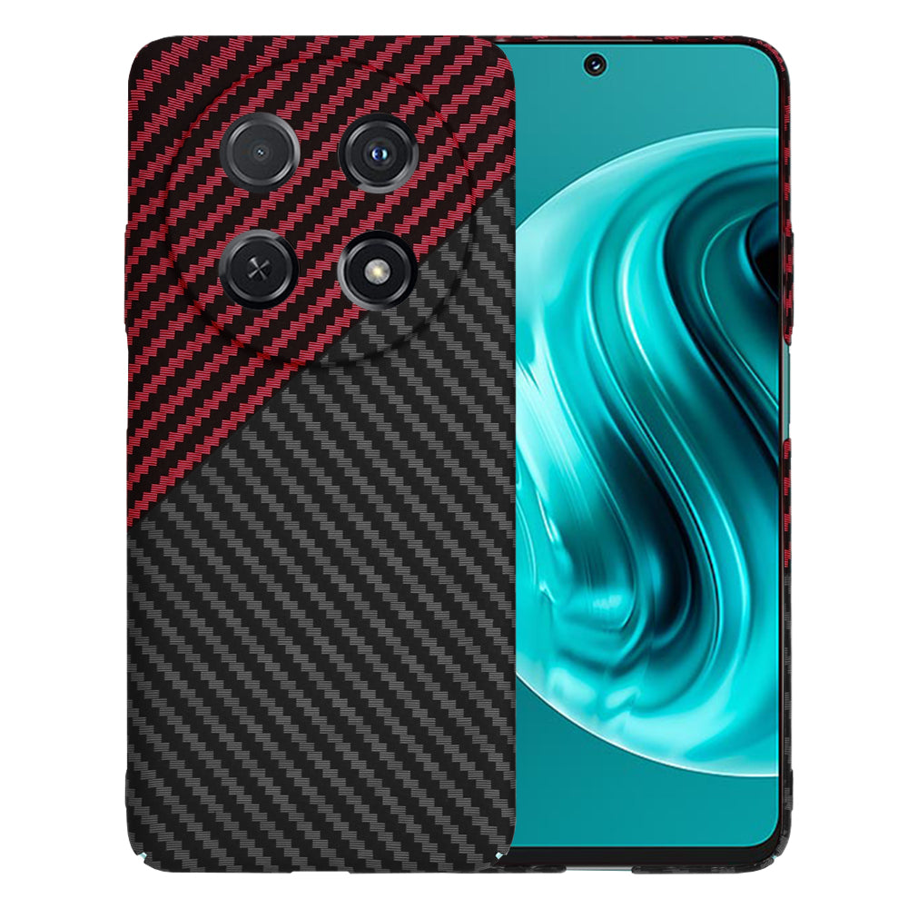 Case for Huawei nova 13i / nova 12i, Techsuit, Carbonite FiberShell, Black Red