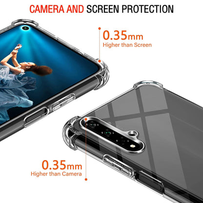 Case for Huawei nova 5T / Honor 20, Techsuit, Shockproof Clear, Transparent