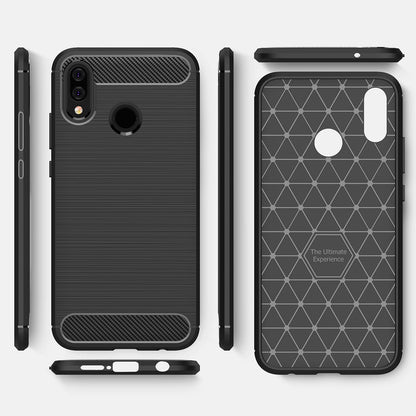 Case for Huawei P20 Lite, Techsuit, Carbon, Black