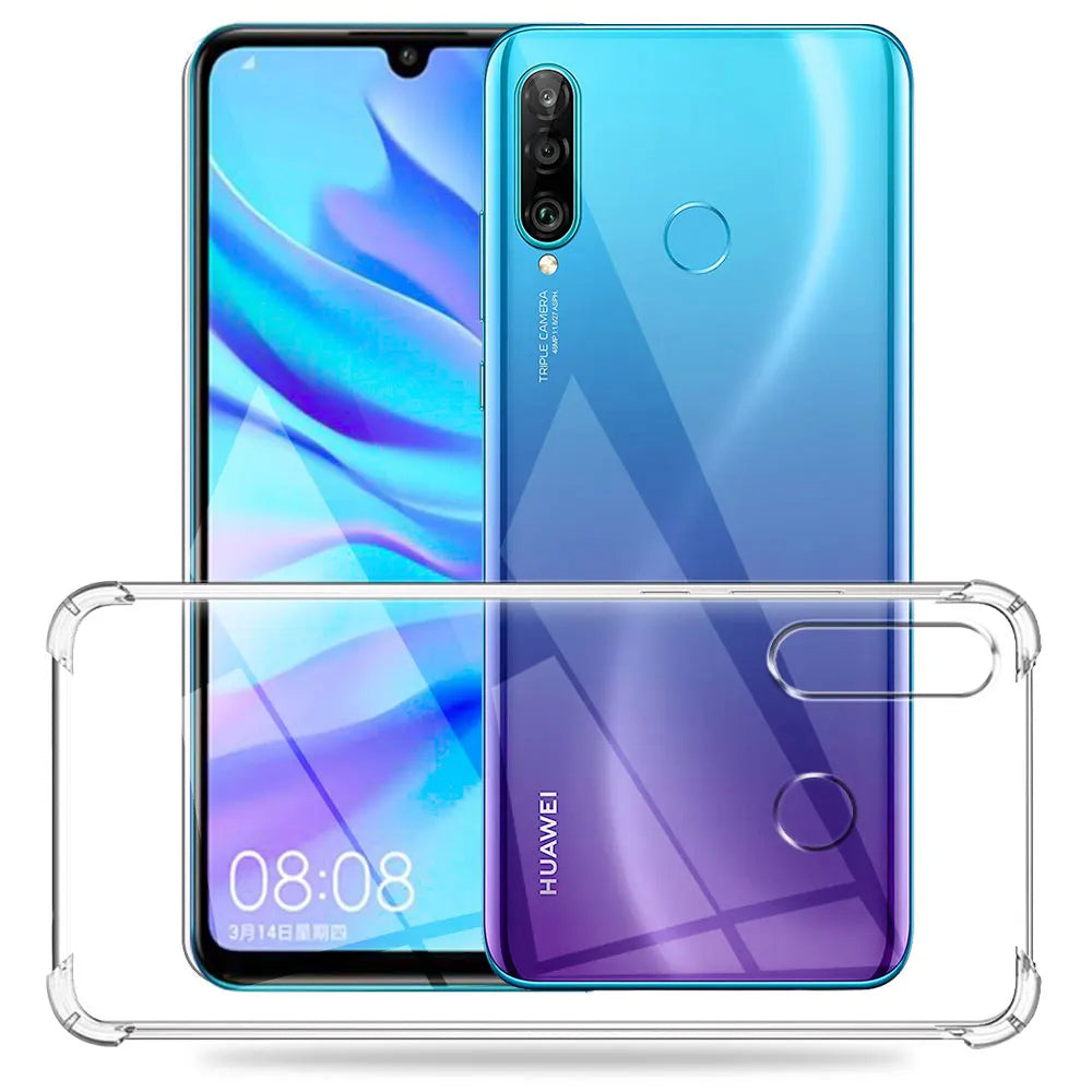 Case for Huawei P30 lite New Edition / P30 lite, Techsuit, Shockproof Clear, Transparent