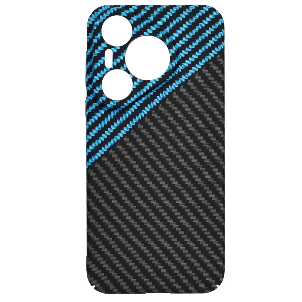 Case for Huawei Pura 70, Techsuit, Carbonite FiberShell, Black Blue
