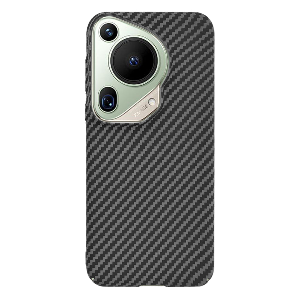 Case for Huawei Pura 70 Ultra, Techsuit, Carbonite FiberShell, Black