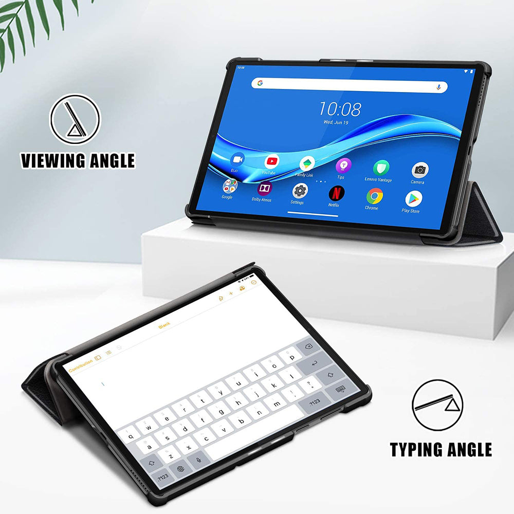 Case for Lenovo Tab M10 Plus 10.3, Techsuit, FoldPro, Black
