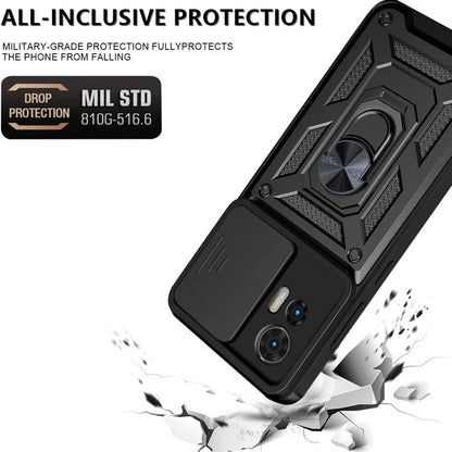 Case for Motorola Edge 30 Neo, Techsuit, CamShield, Black