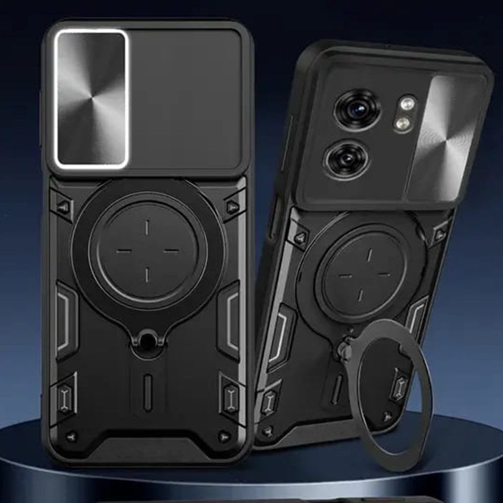 Case for Motorola Edge 40 Neo, Techsuit, CamGuard Pro, Black
