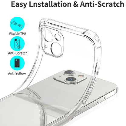 Case for Motorola Edge 50 Fusion, Techsuit, Shockproof Clear, Transparent