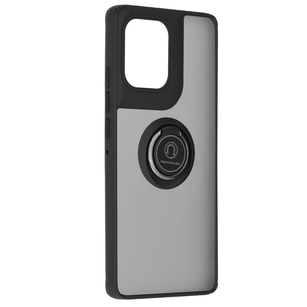 Case for Motorola Edge 50, Techsuit, Glinth, Black