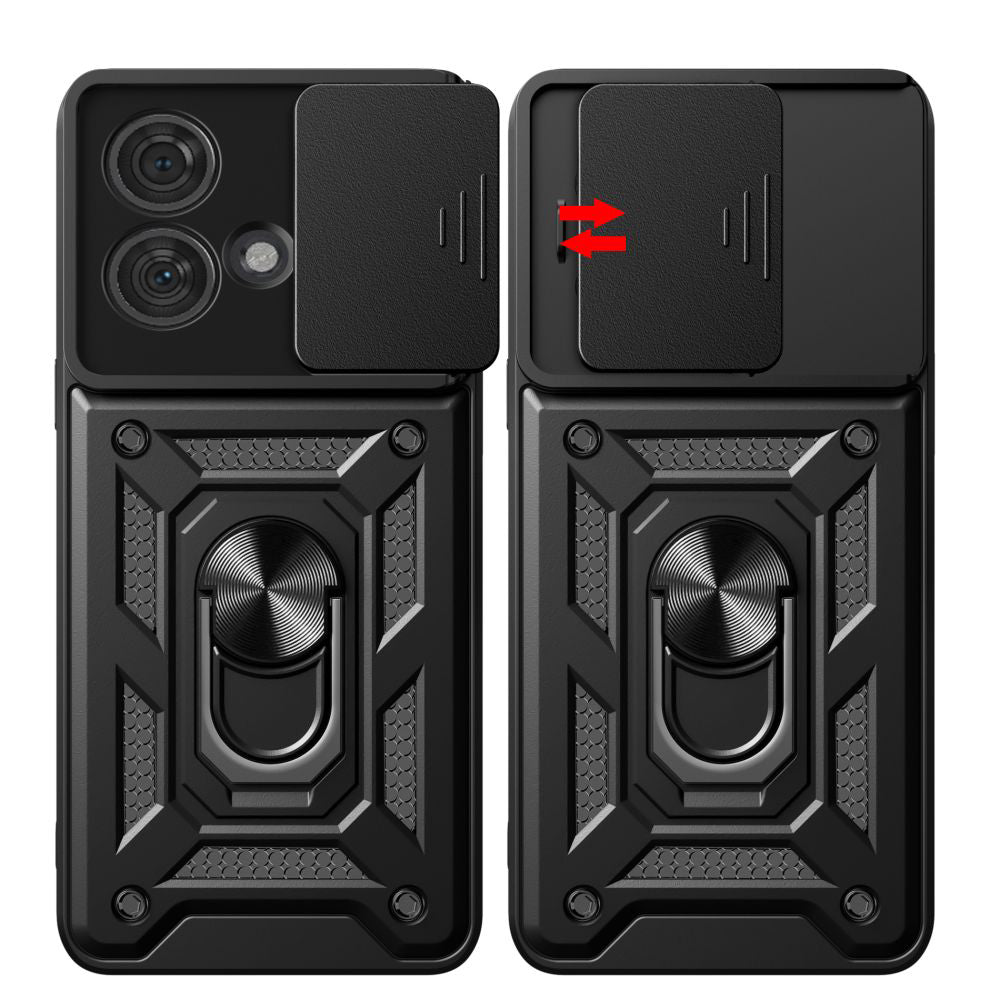 Case for Motorola Edge 50 Ultra, Techsuit, CamShield, Black