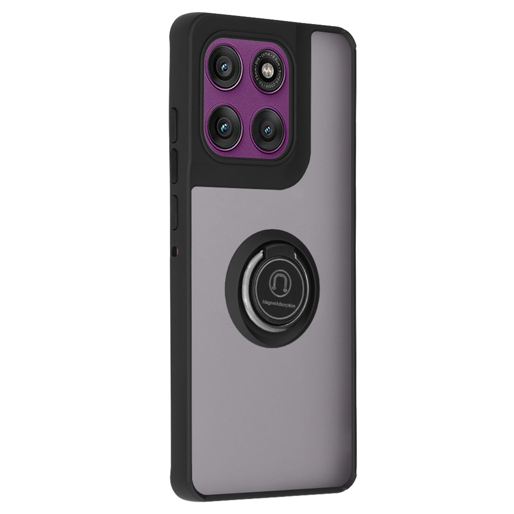 Case for Motorola Edge 60 Pro, Techsuit, Glinth, Black