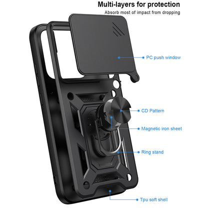 Case for Motorola Edge 70 Pro, Techsuit, CamShield, Green
