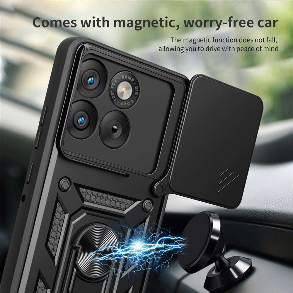 Case for Motorola Edge 70, Techsuit, CamShield, Blue