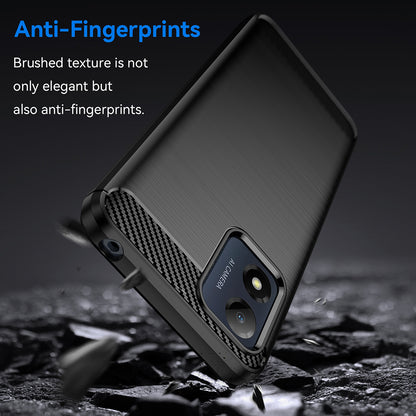 Case for Motorola Moto E13, Techsuit, Carbon, Black