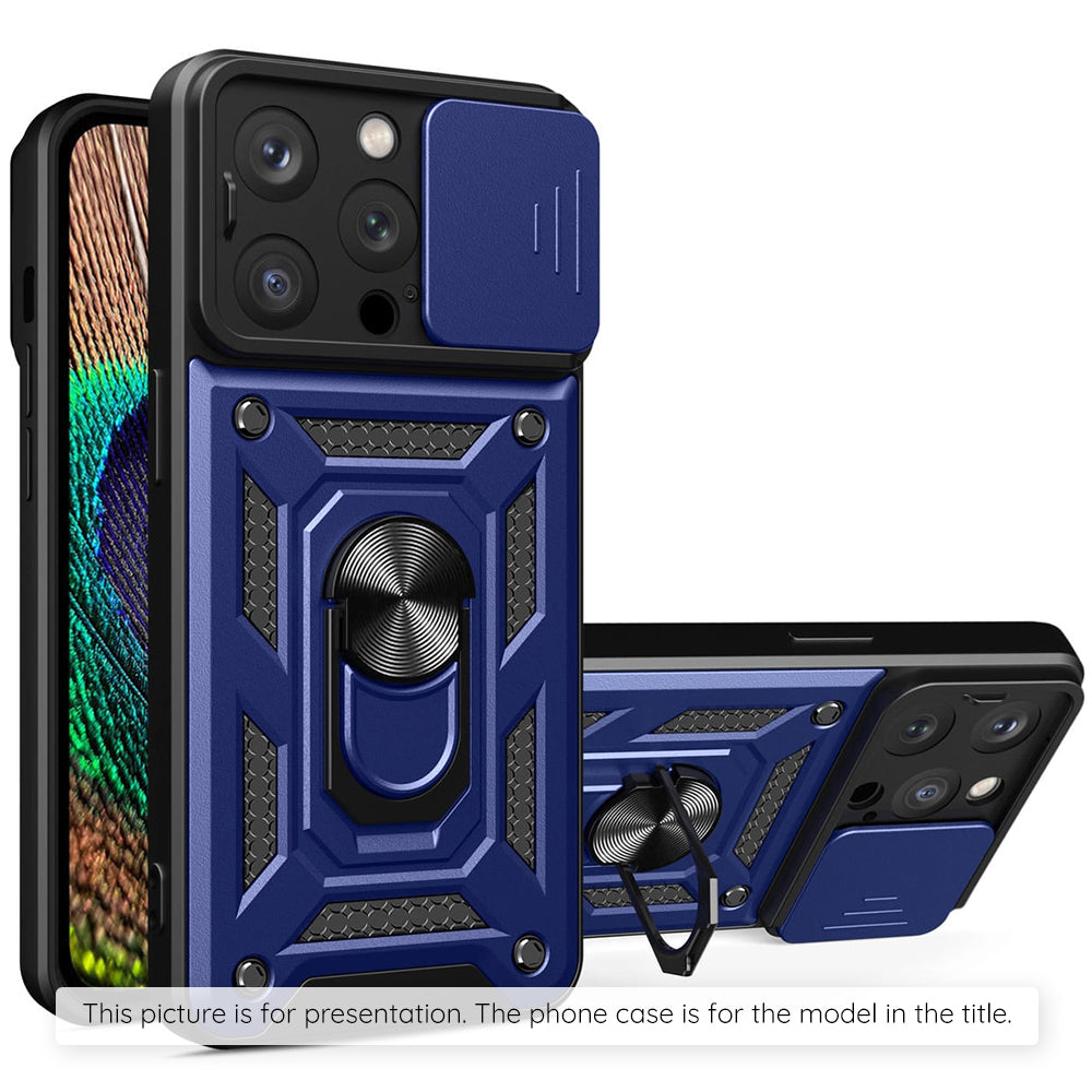 Case for Motorola Moto E15 / G05, Techsuit, CamShield, Blue