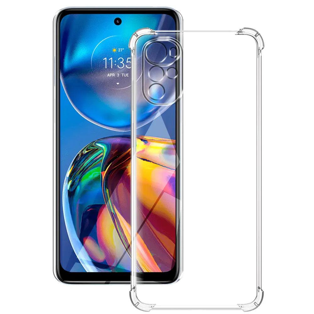 Case for Motorola Moto E32s / E32 / G22, Techsuit, Shockproof Clear, Transparent