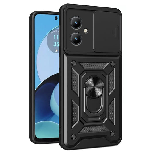 Case for Motorola Moto G14, Techsuit, CamShield, Black