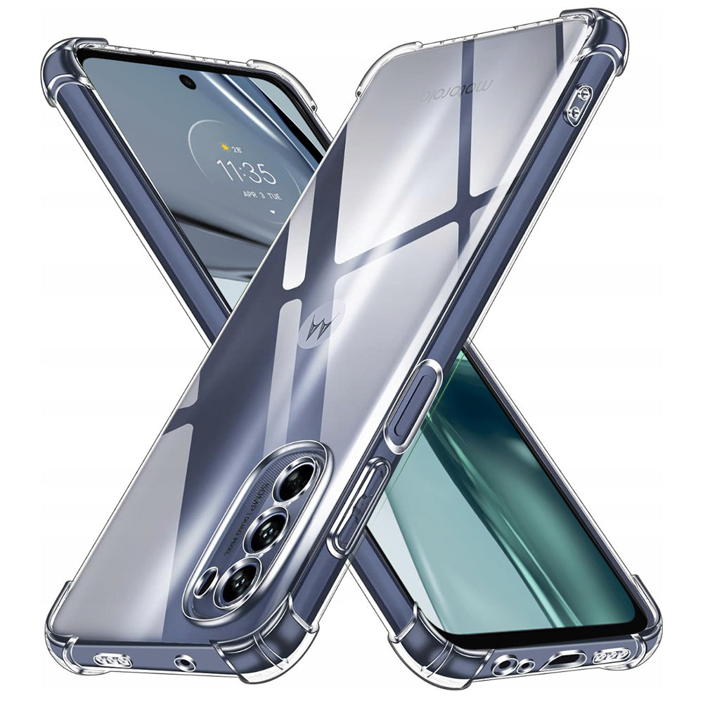Case for Motorola Moto G62 5G, Techsuit, Shockproof Clear, Transparent