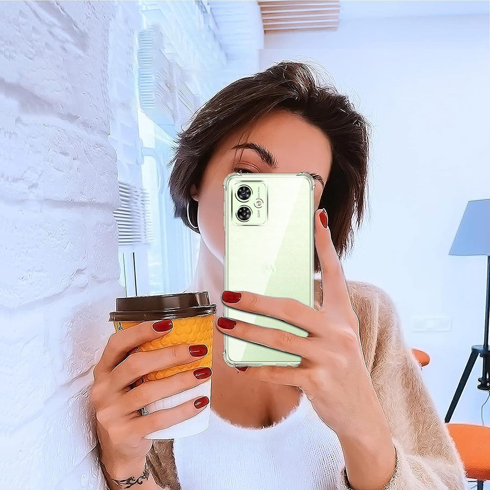 Case for Motorola Moto G64 / G54 Power Edition, Techsuit, Shockproof Clear, Transparent