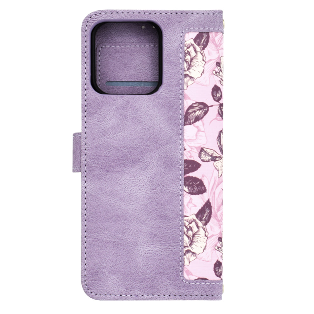 Case for Motorola Moto G75, Techsuit, FlipCraft, Purple