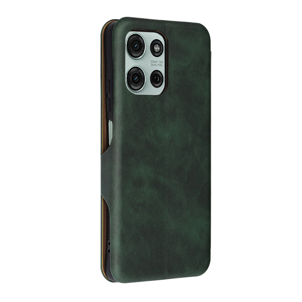 Case for Motorola Moto G75, Techsuit, Safe Wallet Plus, Green