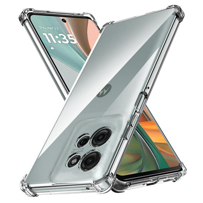 Case for Motorola Moto G75, Techsuit, Shockproof Clear, Transparent