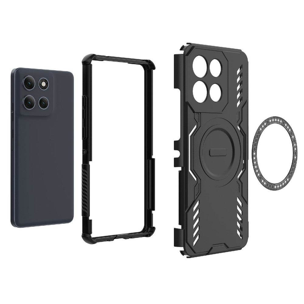 MagSafe Case for Motorola Moto G86 Power, Techsuit, ArmorMag, Blue