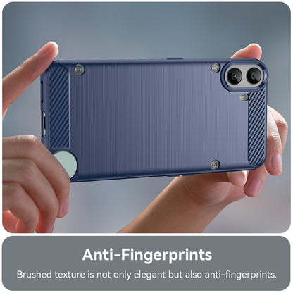 Case for Nothing CMF Phone 1, Techsuit, Carbon, Blue