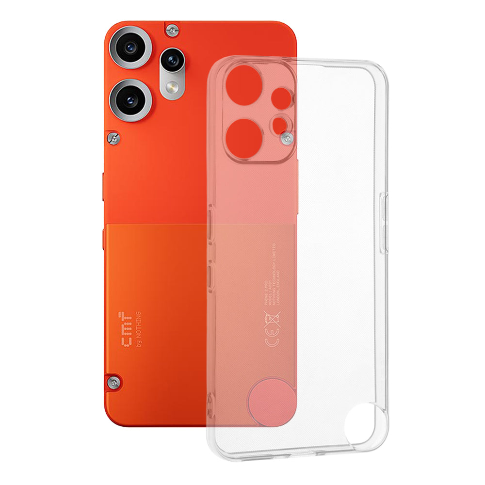Case for Nothing CMF Phone 2 Pro, Techsuit, Clear, Transparent