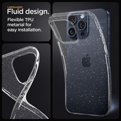 Case for Nothing CMF Phone 2 Pro, Techsuit, SparkleSkin, Transparent