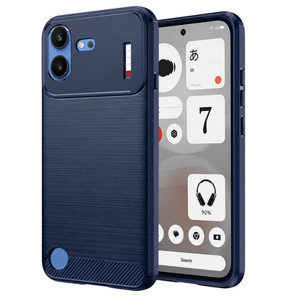 Case for Nothing Phone (4b), Techsuit, Carbon, Blue